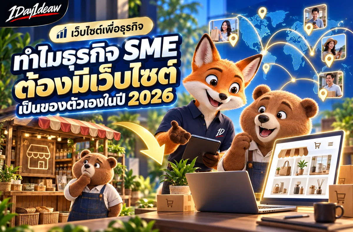 ทำไมธุรกิจ SME ต้องมีเว็บไซต์เป็นของตัวเองในปี 2026